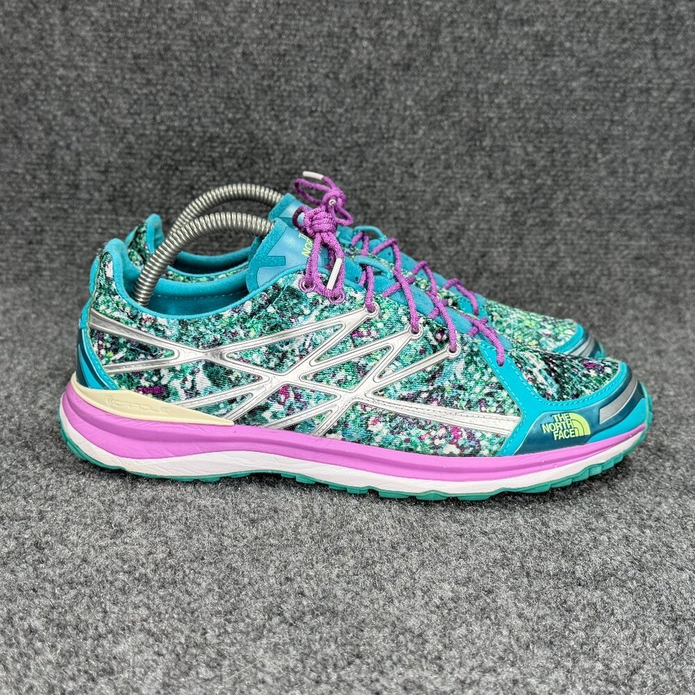 The North Face Ultra TR II Trail Running Shoes Women's Size 10 Turquoise Purple